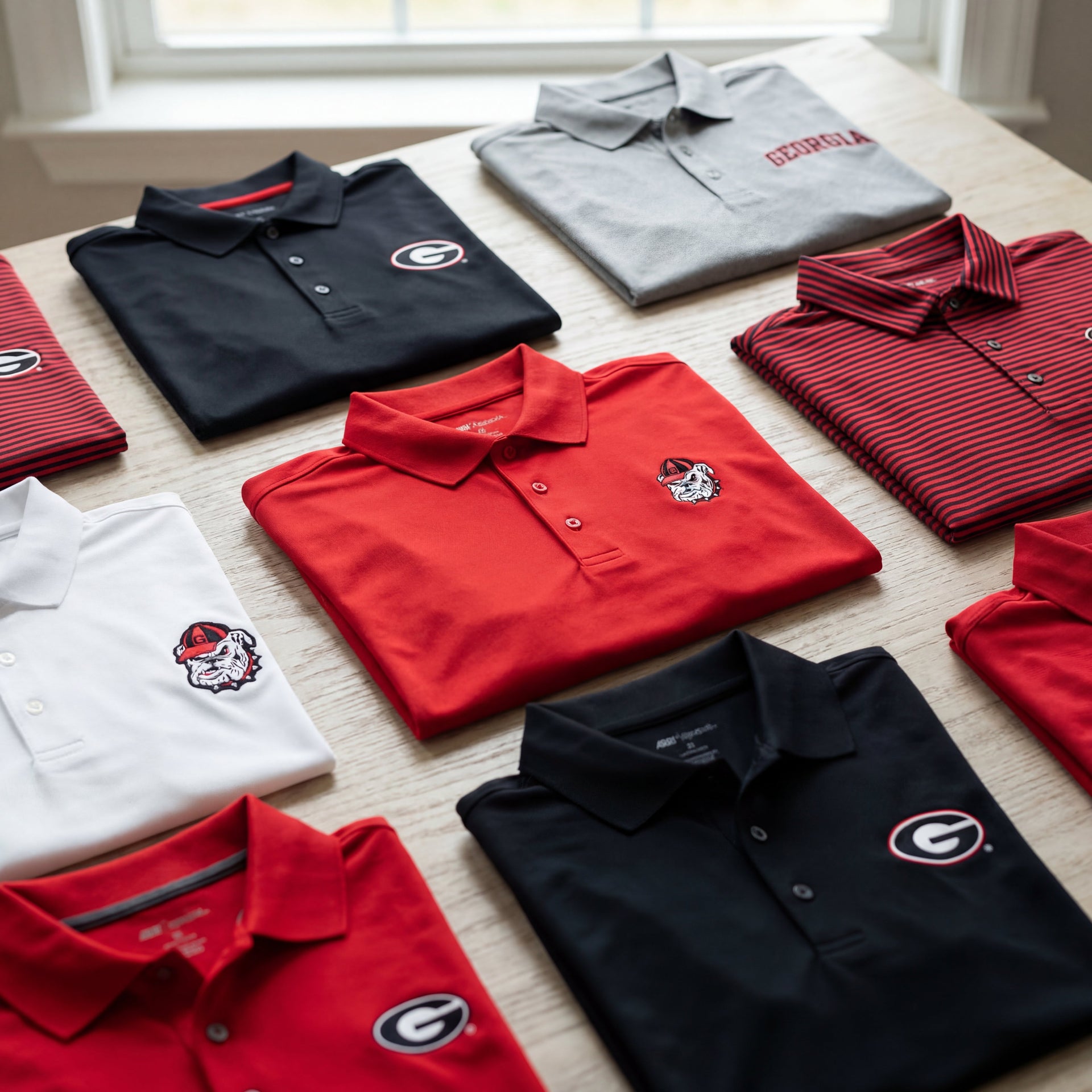 Georgia Bulldogs Polos - Arena Graffiti