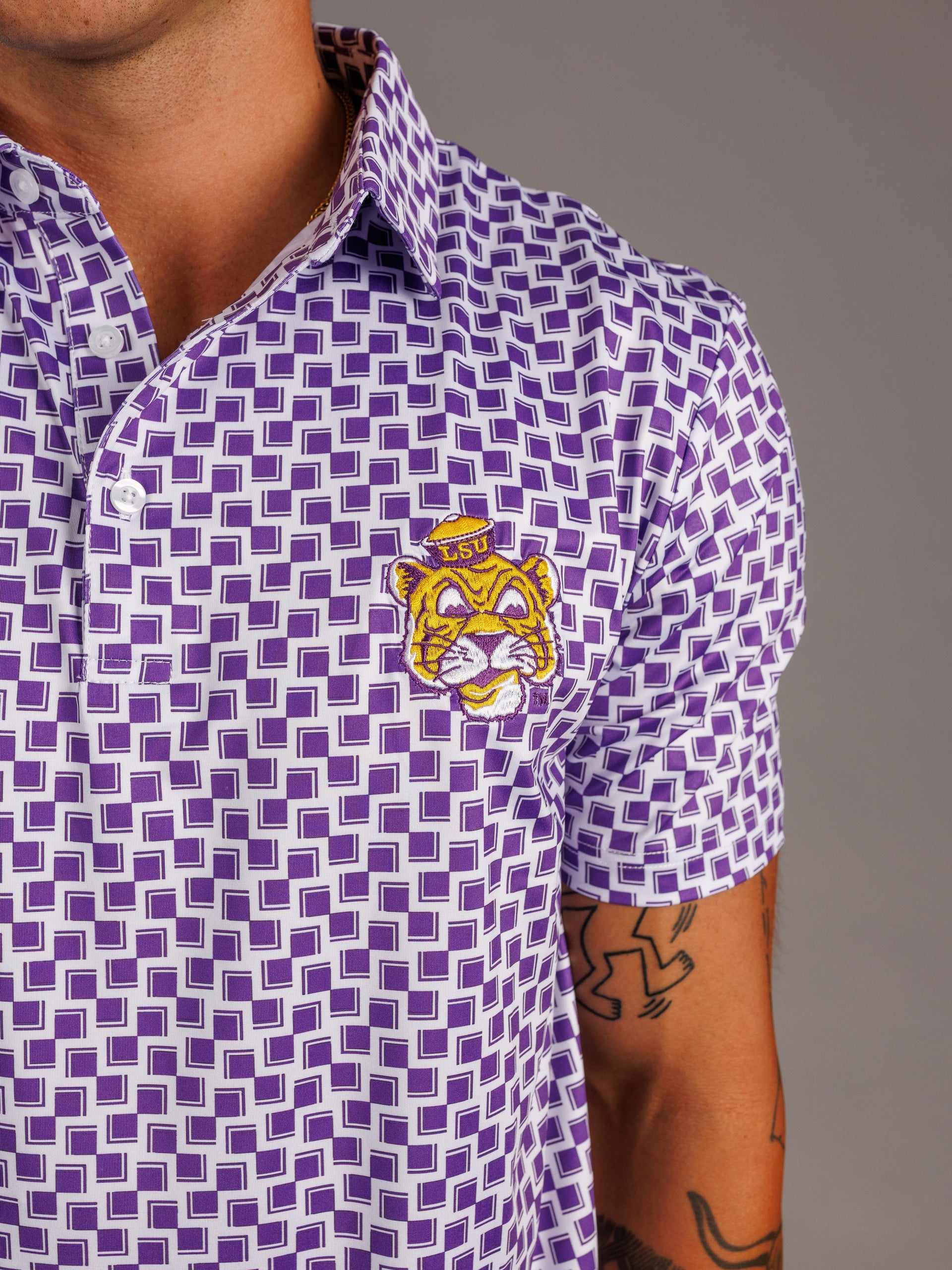 LSU Tigers Polos - Arena Graffiti