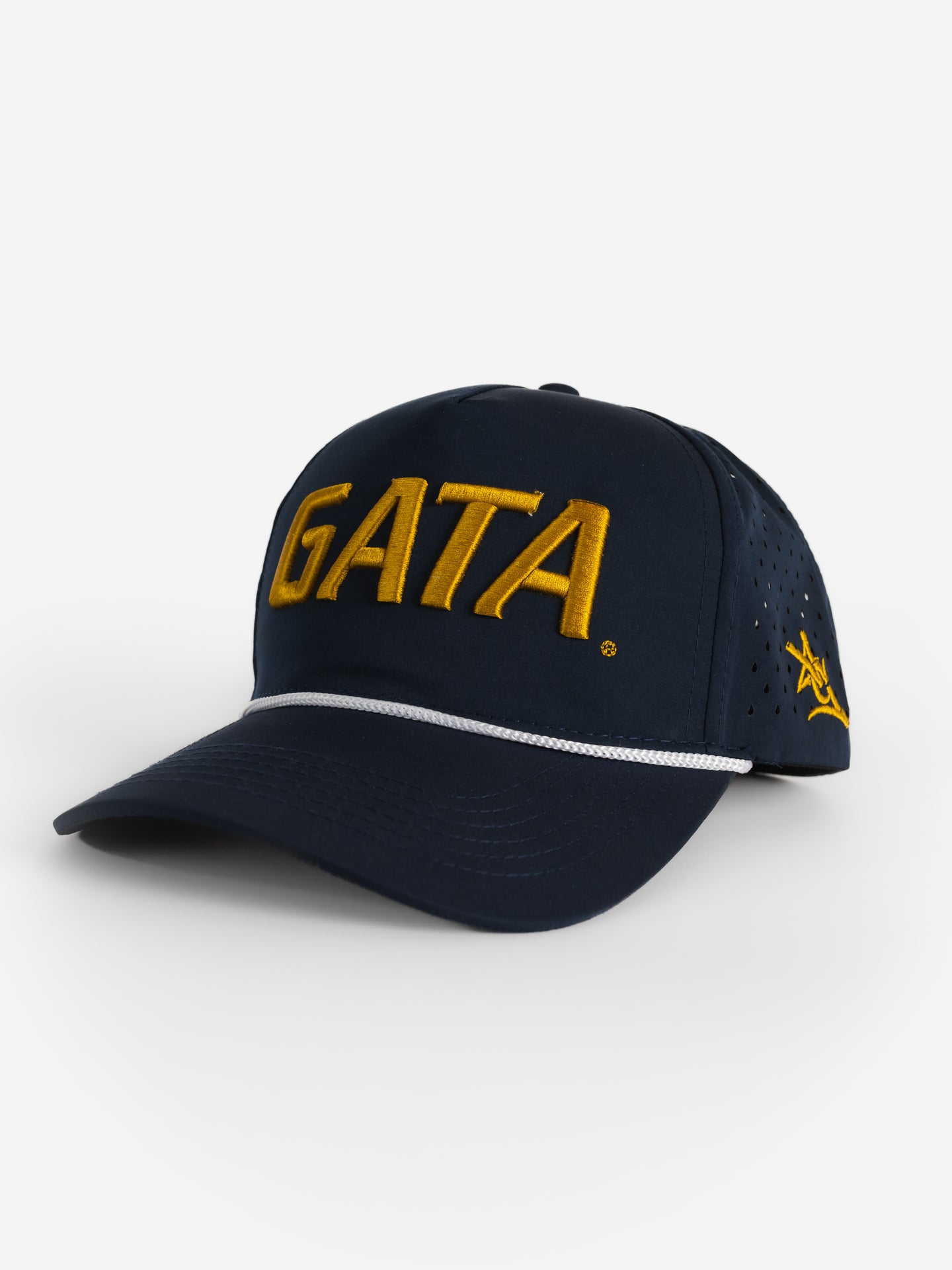 Georgia Southern Unisex | "Gold GATA Roped" Moisture Wicking Navy Hat