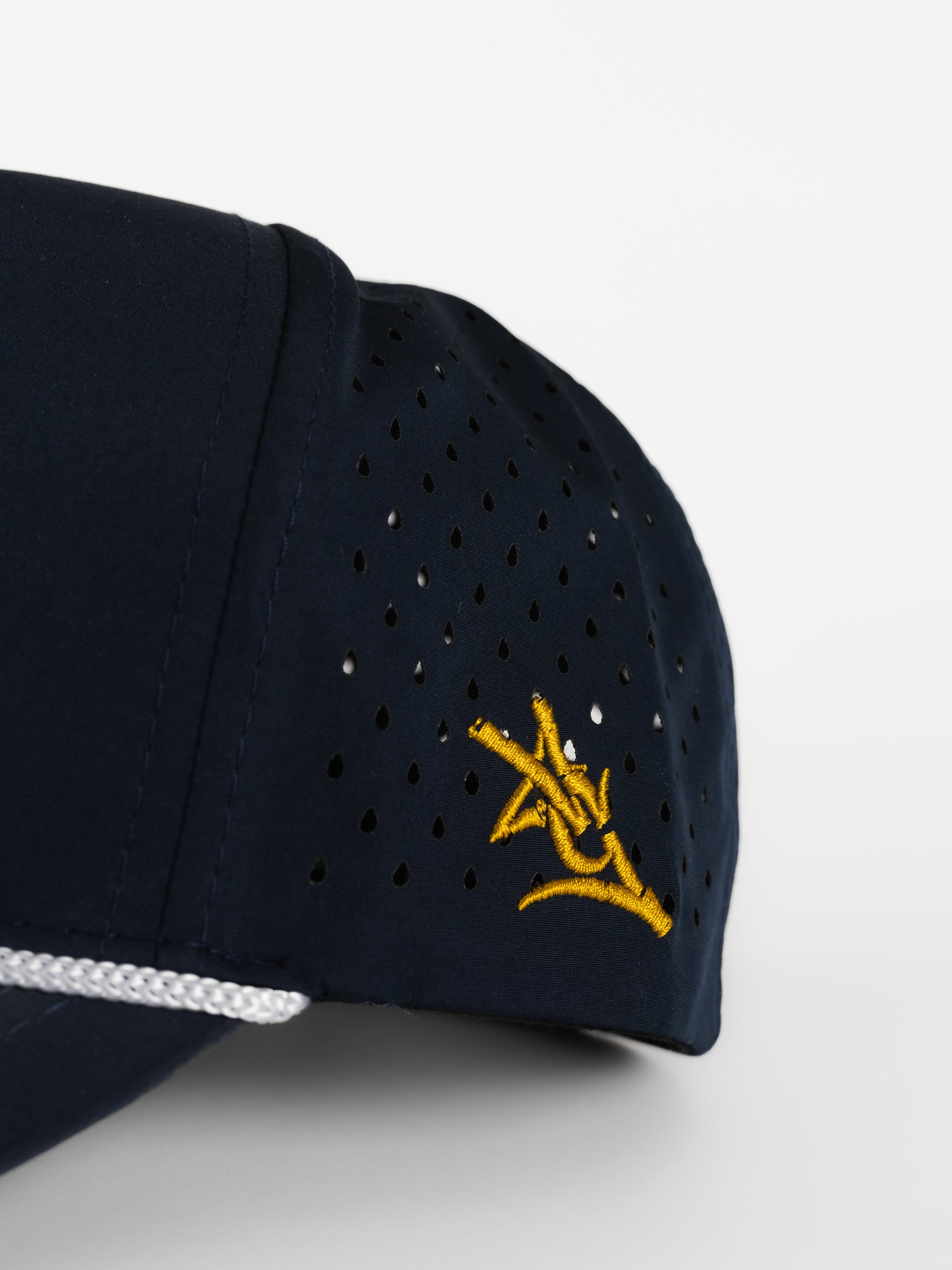 Georgia Southern Unisex | "Gold GATA Roped" Moisture Wicking Navy Hat