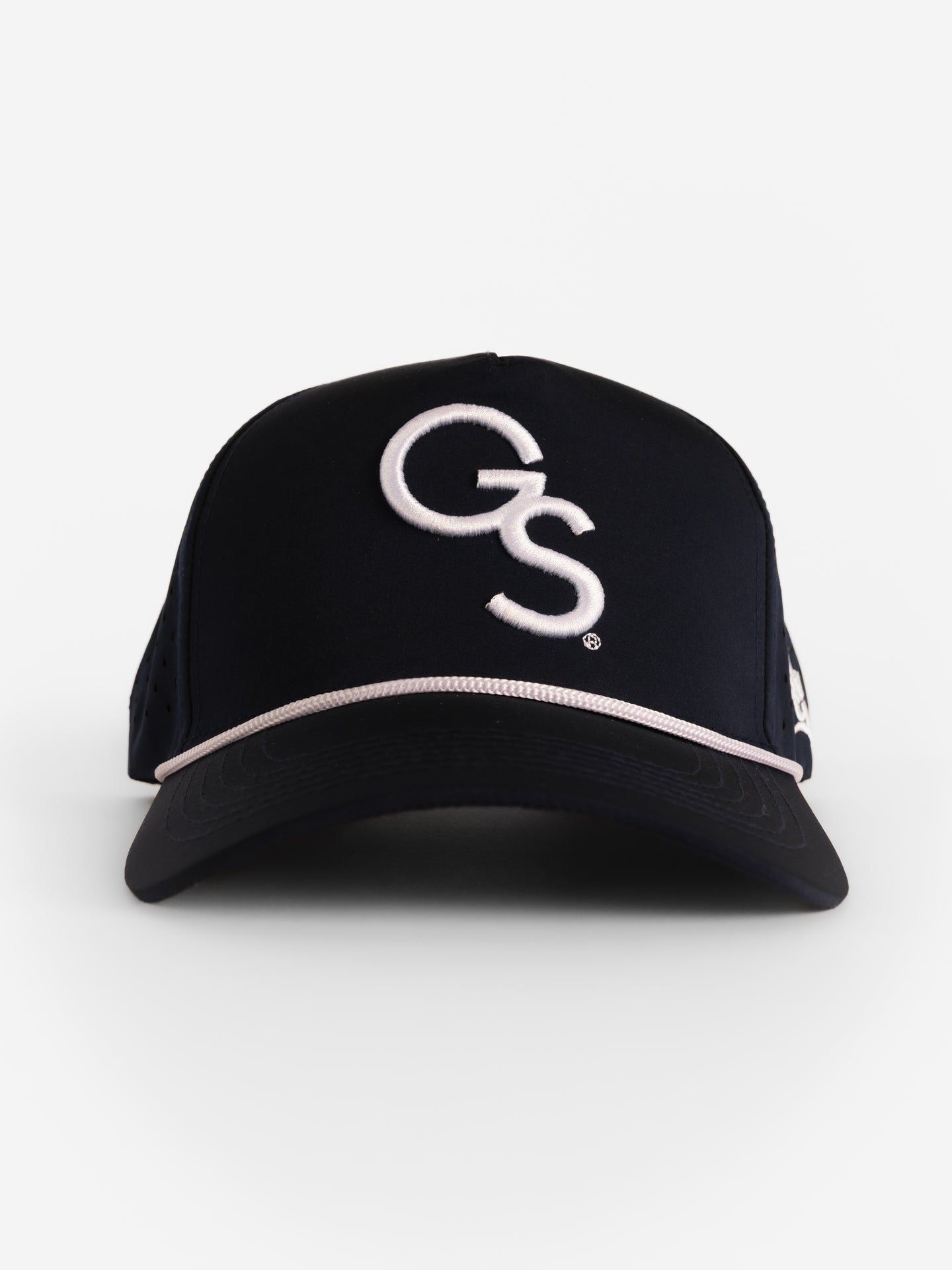 Georgia Southern Unisex | "White GS Roped" White Moisture Wicking Hat
