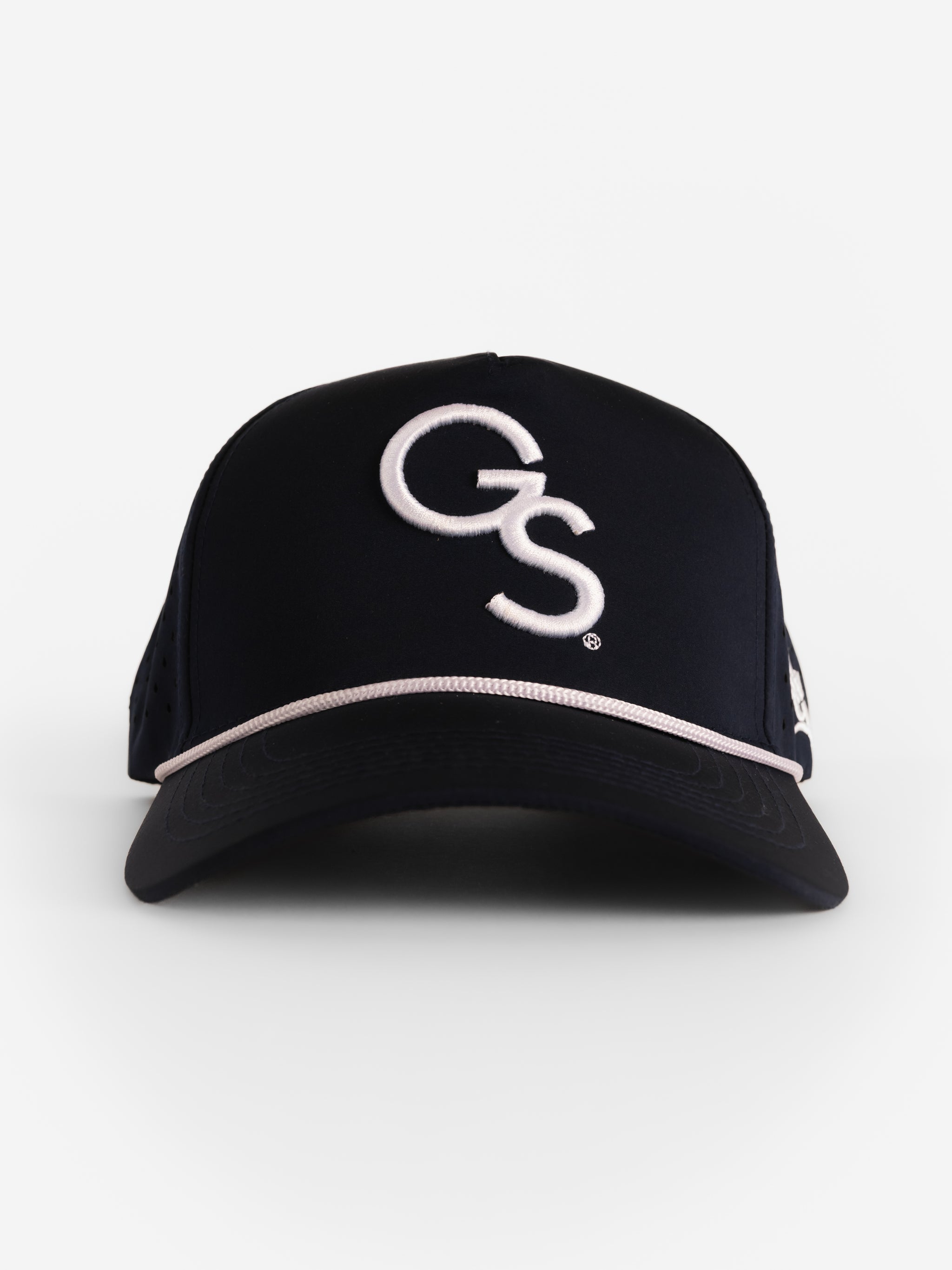 Georgia Southern Unisex | "White GS Roped" White Moisture Wicking Hat
