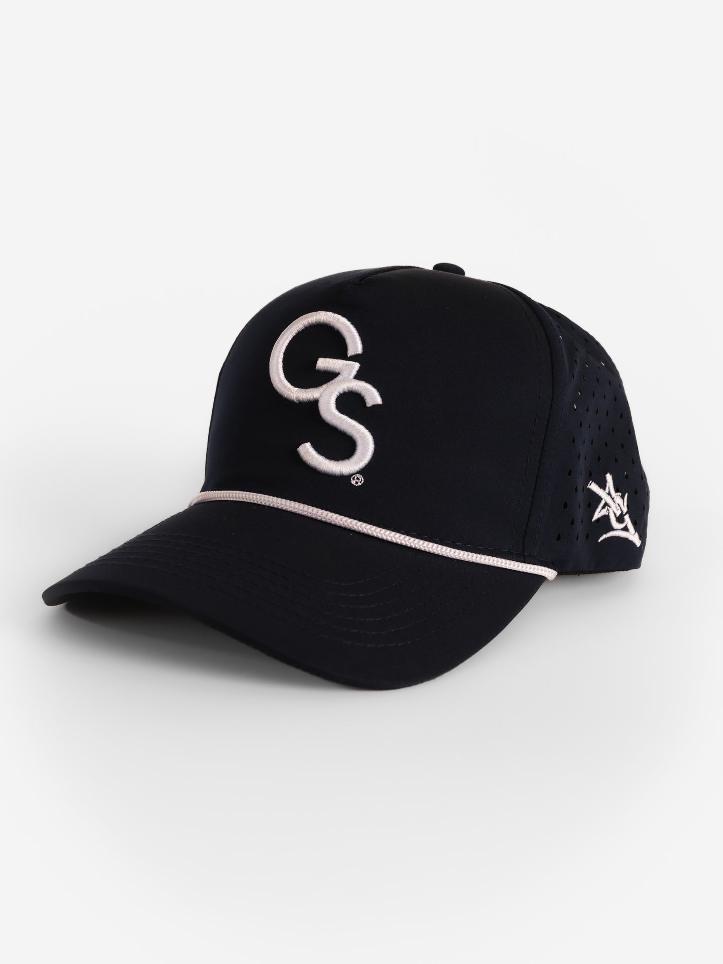 Georgia Southern Unisex | "White GS Roped" White Moisture Wicking Hat