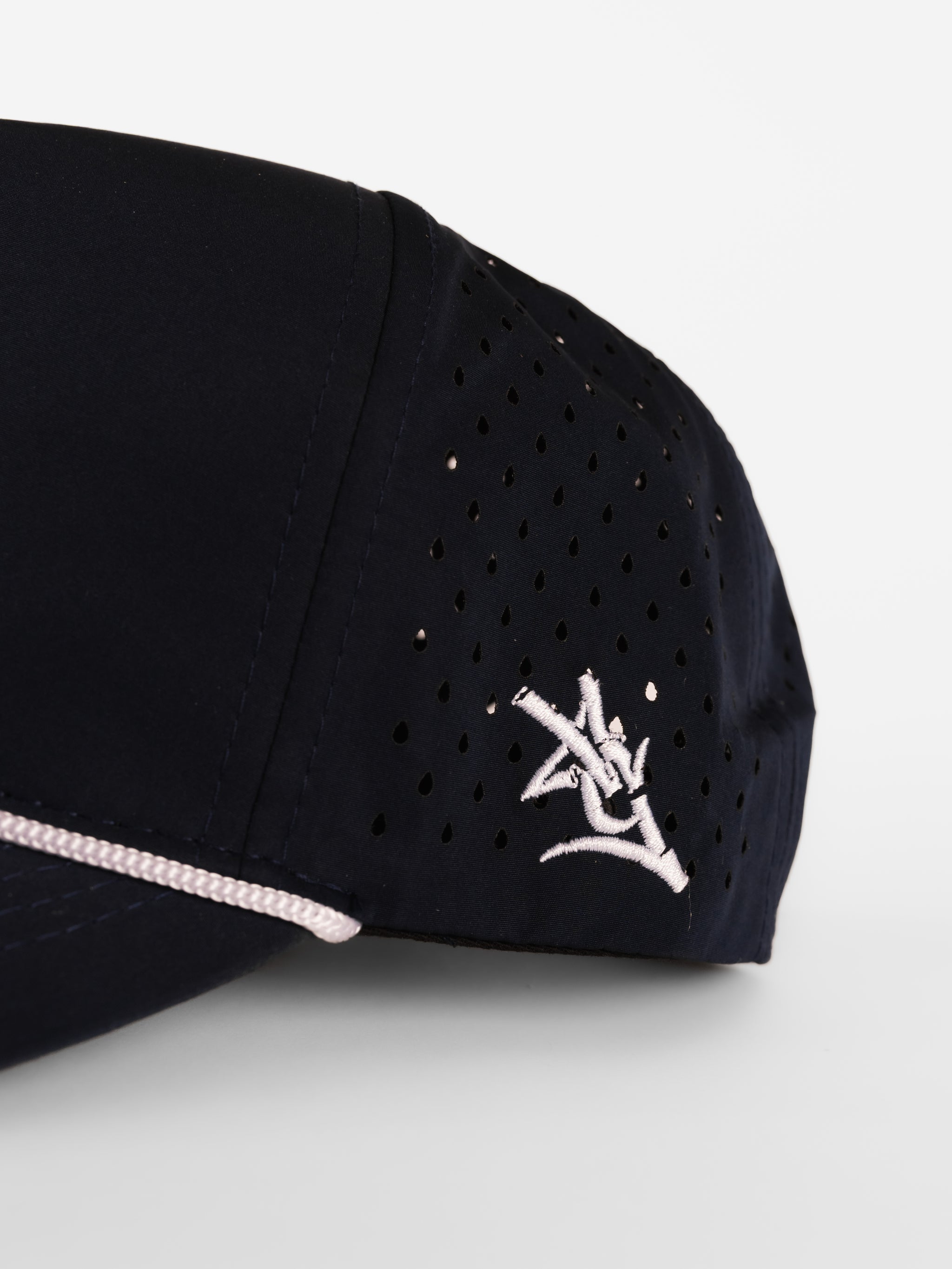 Georgia Southern Unisex | "White GS Roped" White Moisture Wicking Hat