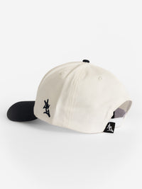 Georgia Southern Unisex | "GS" Canvas White w/ Navy Bill Hat
