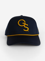 Georgia Southern Unisex | "Gold GS Roped" White Moisture Wicking Hat