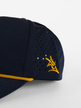 Georgia Southern Unisex | "Gold GS Roped" White Moisture Wicking Hat