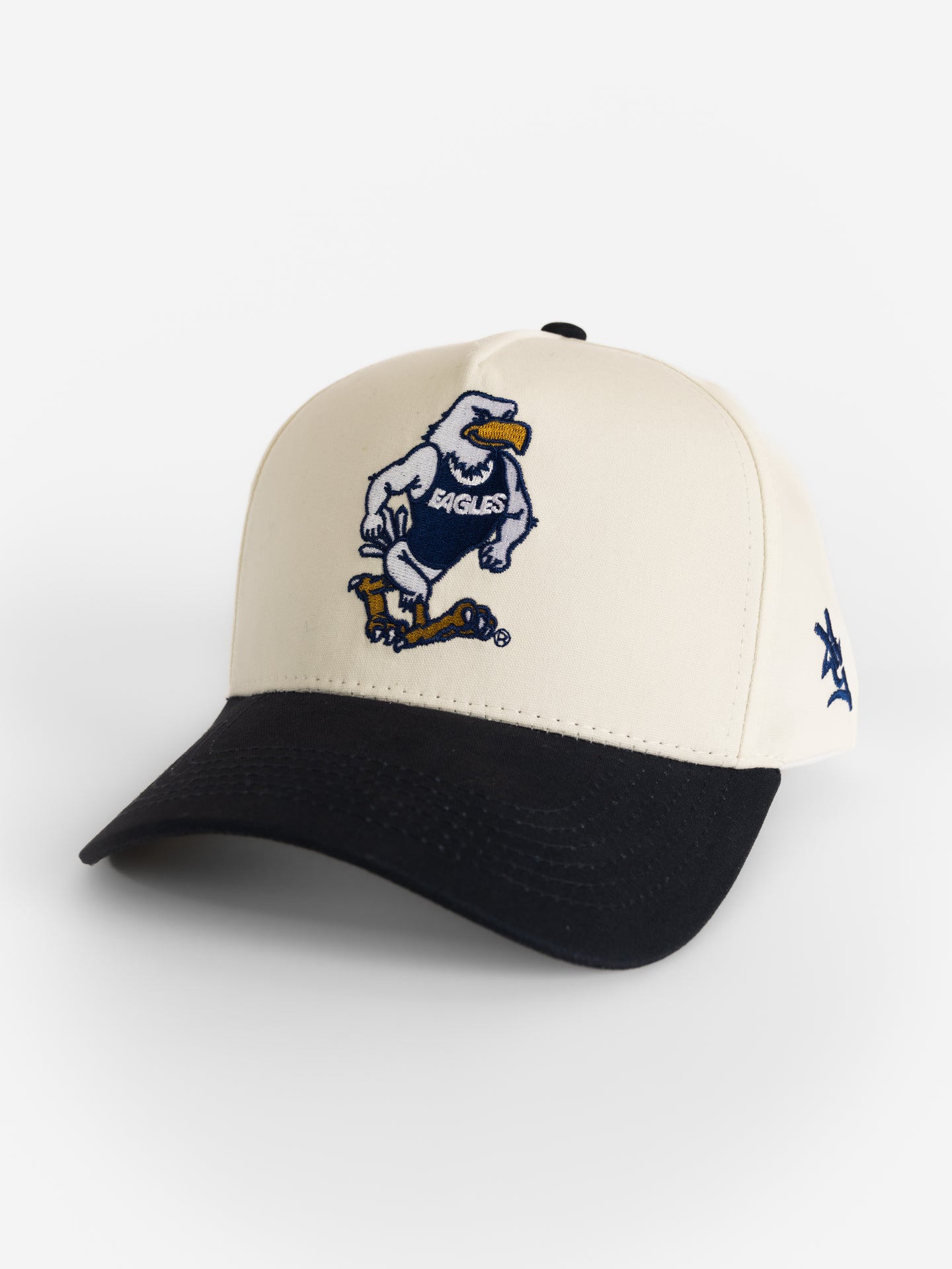 Georgia Southern Unisex | "Strutter" White Canvas Navy Bill Hat