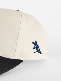 Georgia Southern Unisex | "Strutter" White Canvas Navy Bill Hat