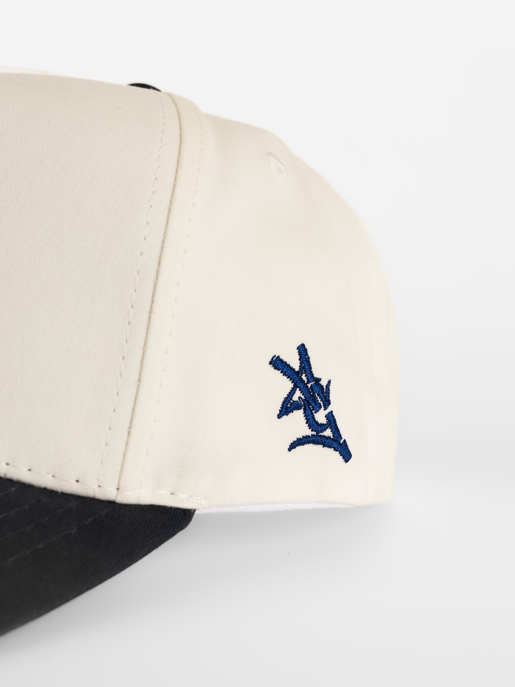 Georgia Southern Unisex | "Strutter" White Canvas Navy Bill Hat