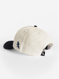Georgia Southern Unisex | "Strutter" White Canvas Navy Bill Hat