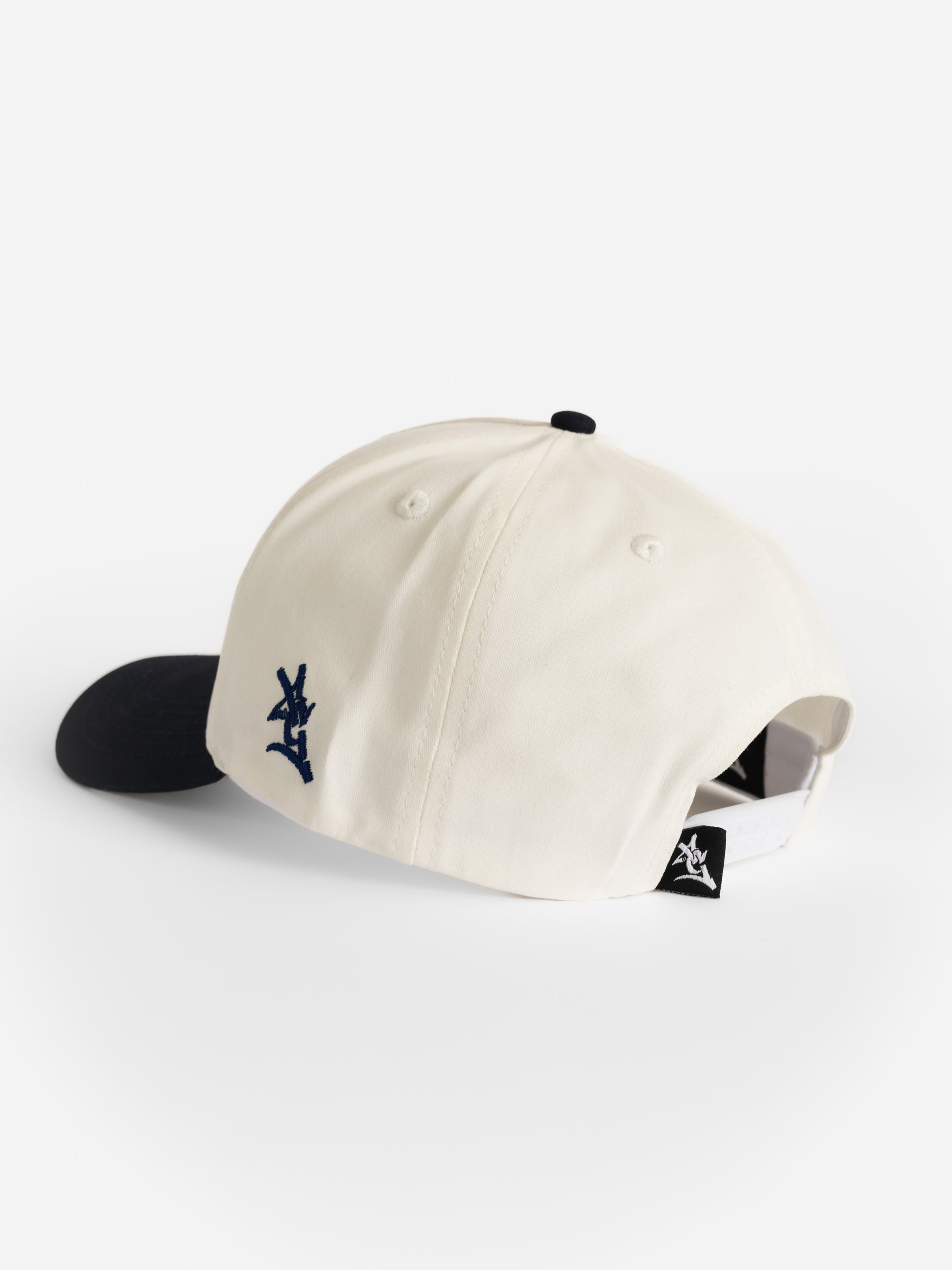 Georgia Southern Unisex | "Strutter" White Canvas Navy Bill Hat