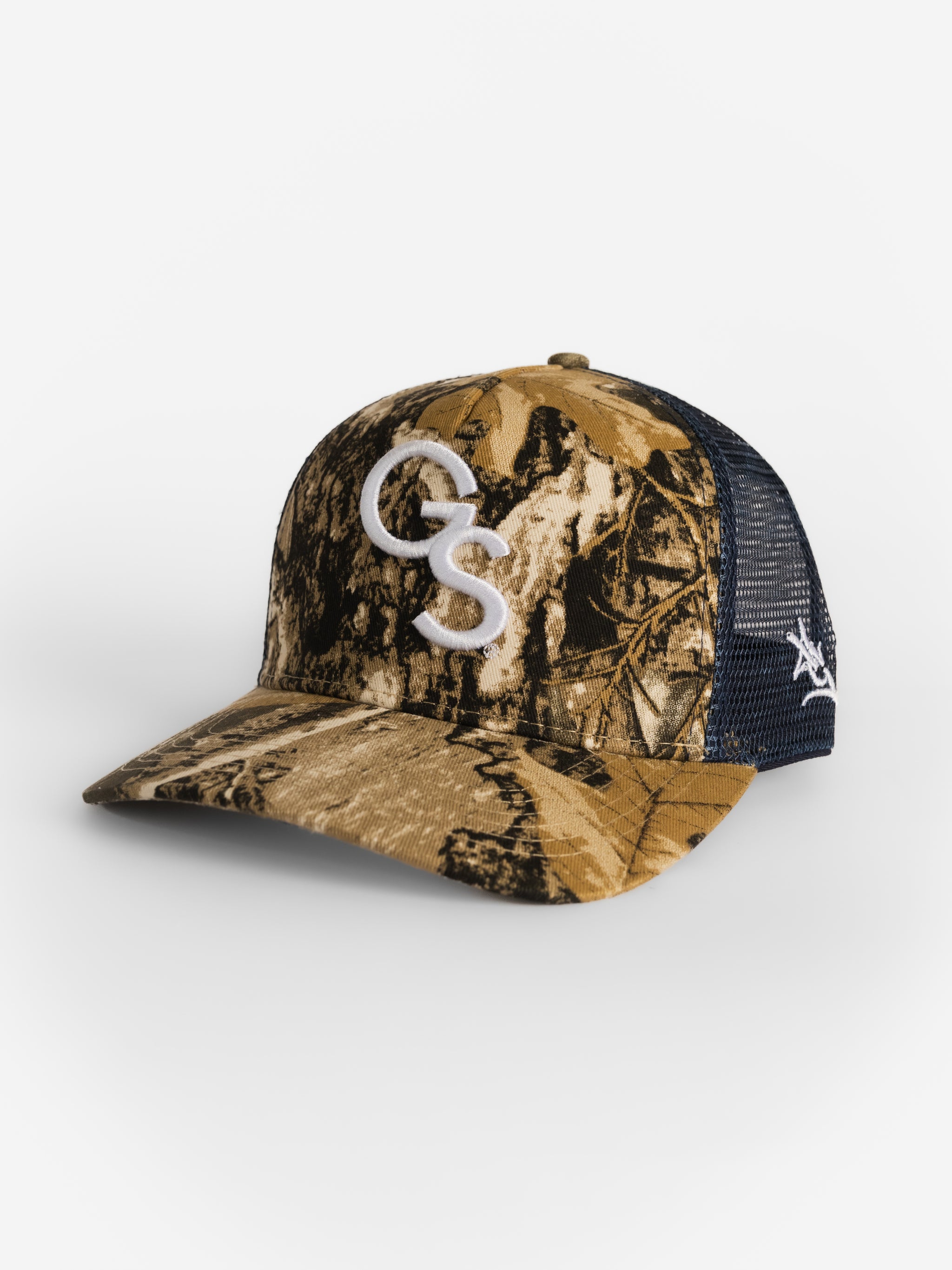 Georgia Southern Unisex | "White GS" Camo w/ Navy Mesh Back Hat