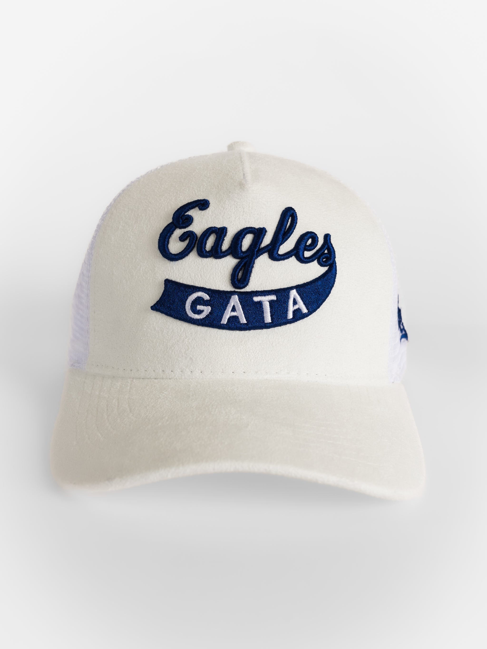 Georgia Southern Unisex | "Suede Eagles Script GATA" White Hat