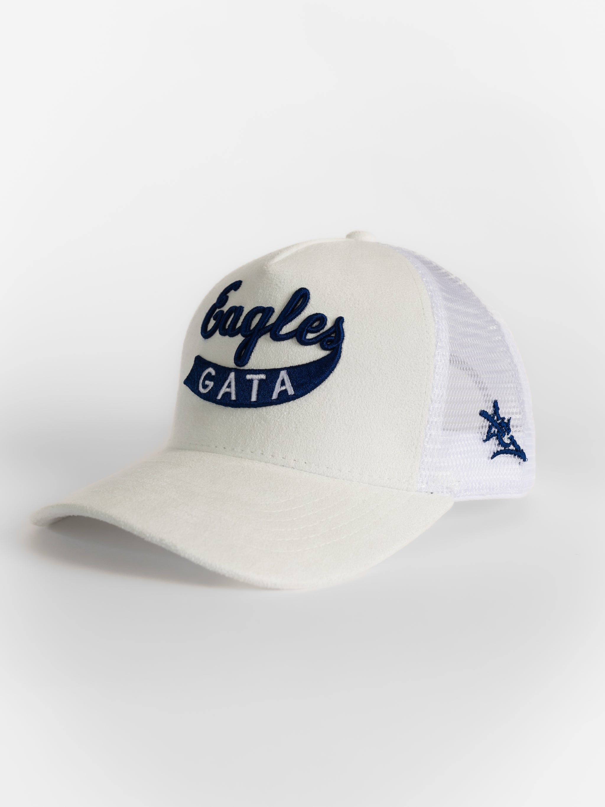 Georgia Southern Unisex | "Suede Eagles Script GATA" White Hat
