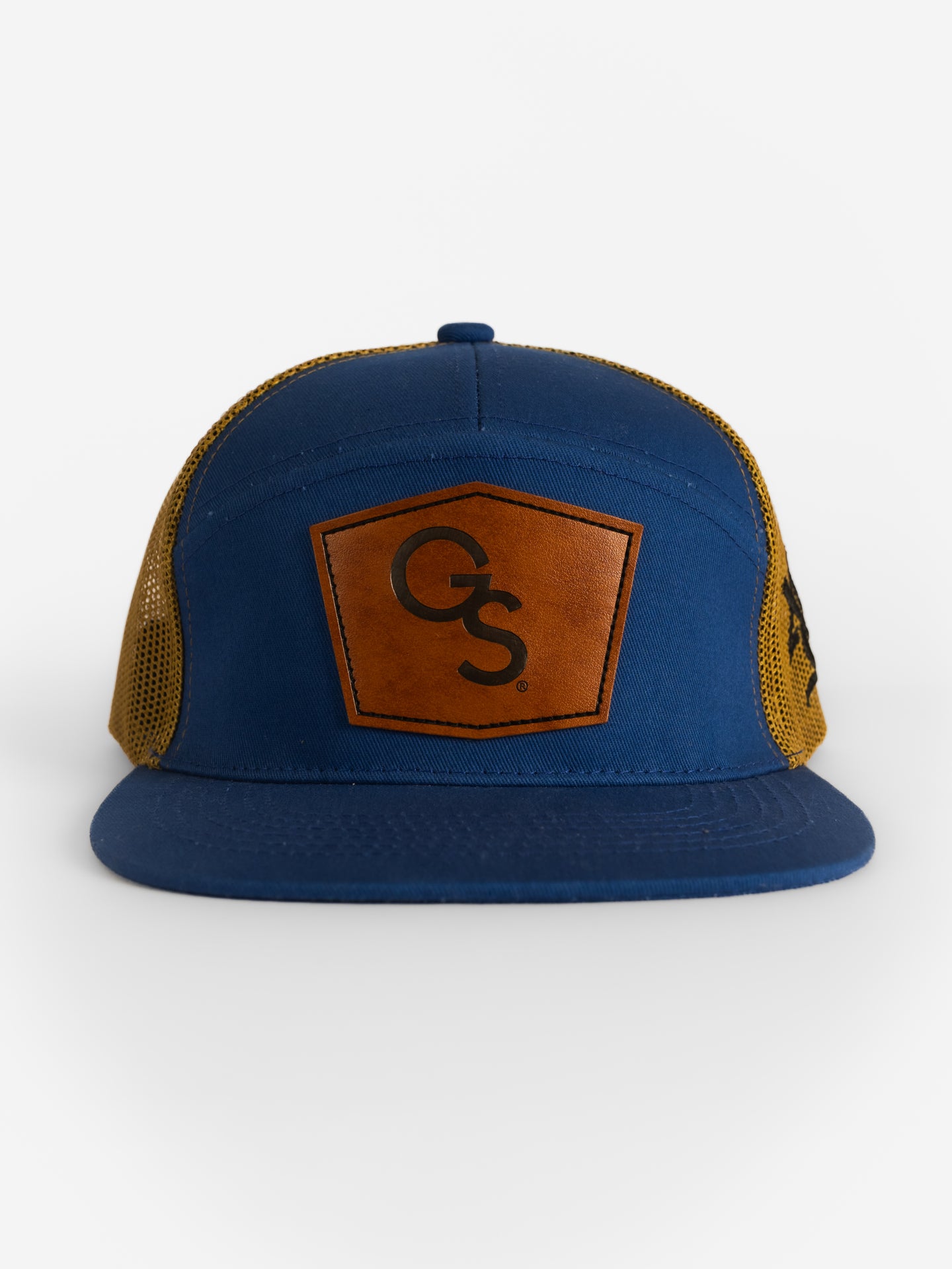 Georgia Southern Unisex | "Blue GS Leather Patch" Hat