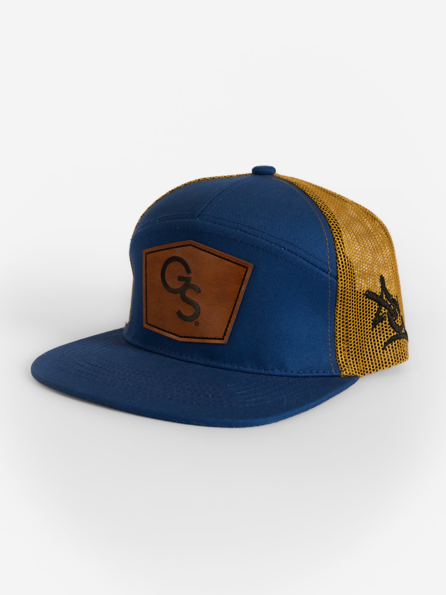 Georgia Southern Unisex | "Blue GS Leather Patch" Hat