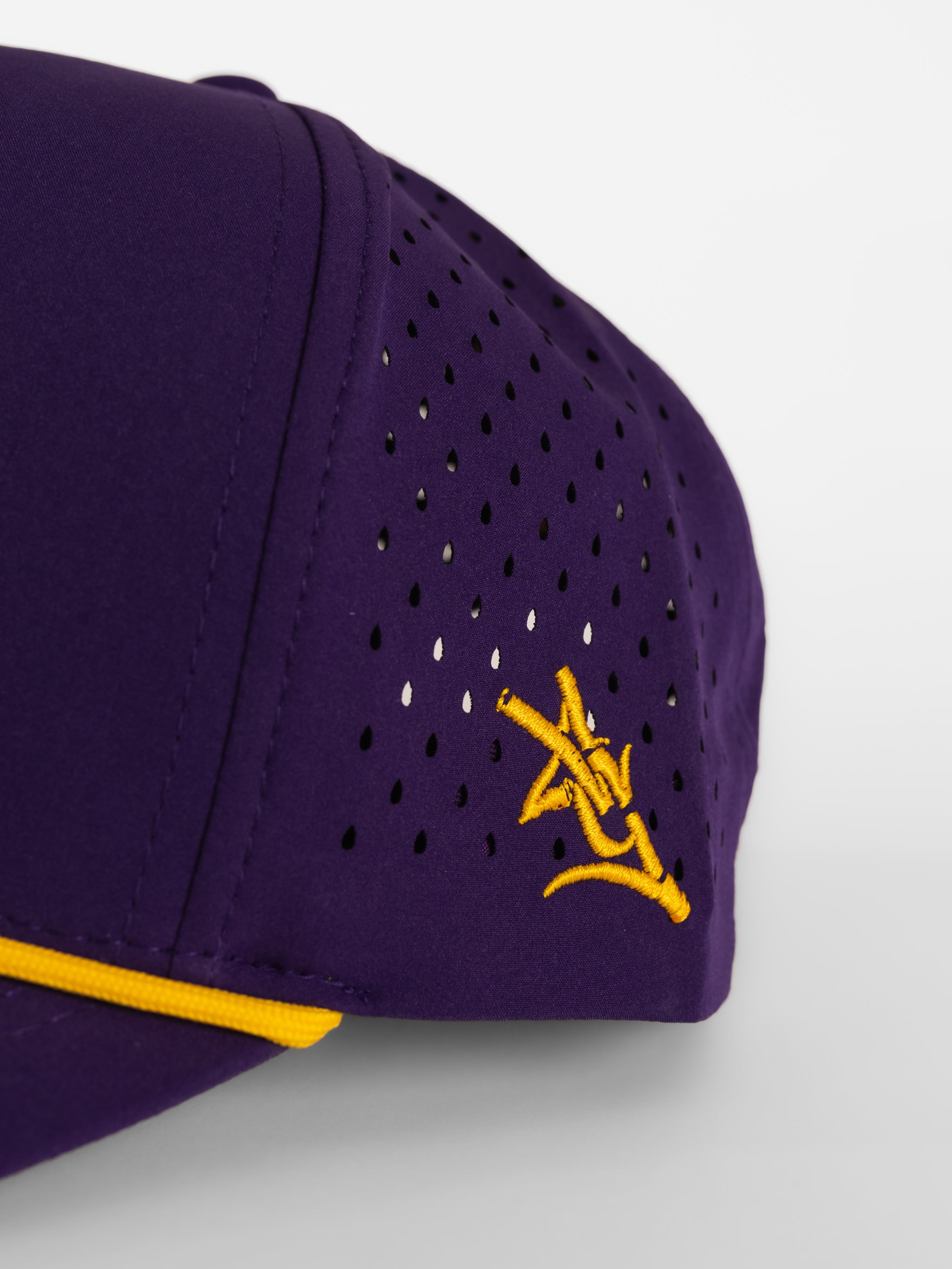 LSU Tigers Unisex | "GEAUX" Roped Moisture Wicking Purple Hat
