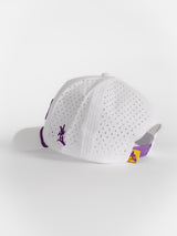 LSU Tigers Unisex | "GEAUX" Roped Moisture Wicking White Hat