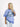 Georgia Southern Women's | "Eagle Head" Blue Acid Wash Tee