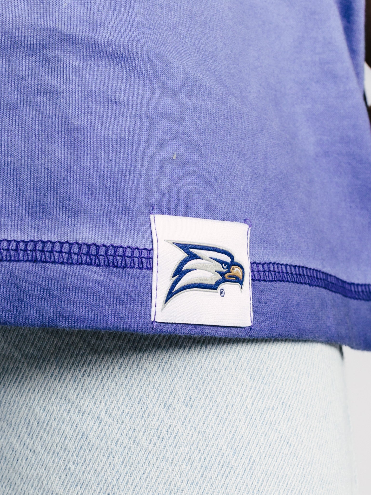 Georgia Southern men's "Eagles GATA" acid wash t-shirt by Arena Graffiti, featuring team logo and vintage style fabric.