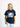 Navy Georgia Southern men's T-shirt with eagle head graphic by Arena Graffiti, casual fit, front view.