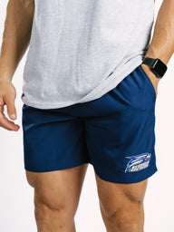 Georgia Southern men's "The Eagle" lined shorts by Arena Graffiti, featuring a comfortable fit and team logo design.