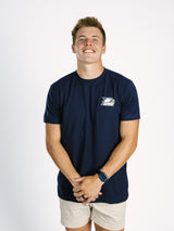 Georgia Southern men's "The Run" T-shirt by Arena Graffiti, featuring a comfortable fit and team logo design.