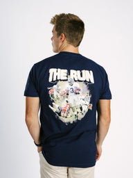 Georgia Southern men's "The Run" T-shirt by Arena Graffiti, featuring a casual athletic fit and team logo on front.