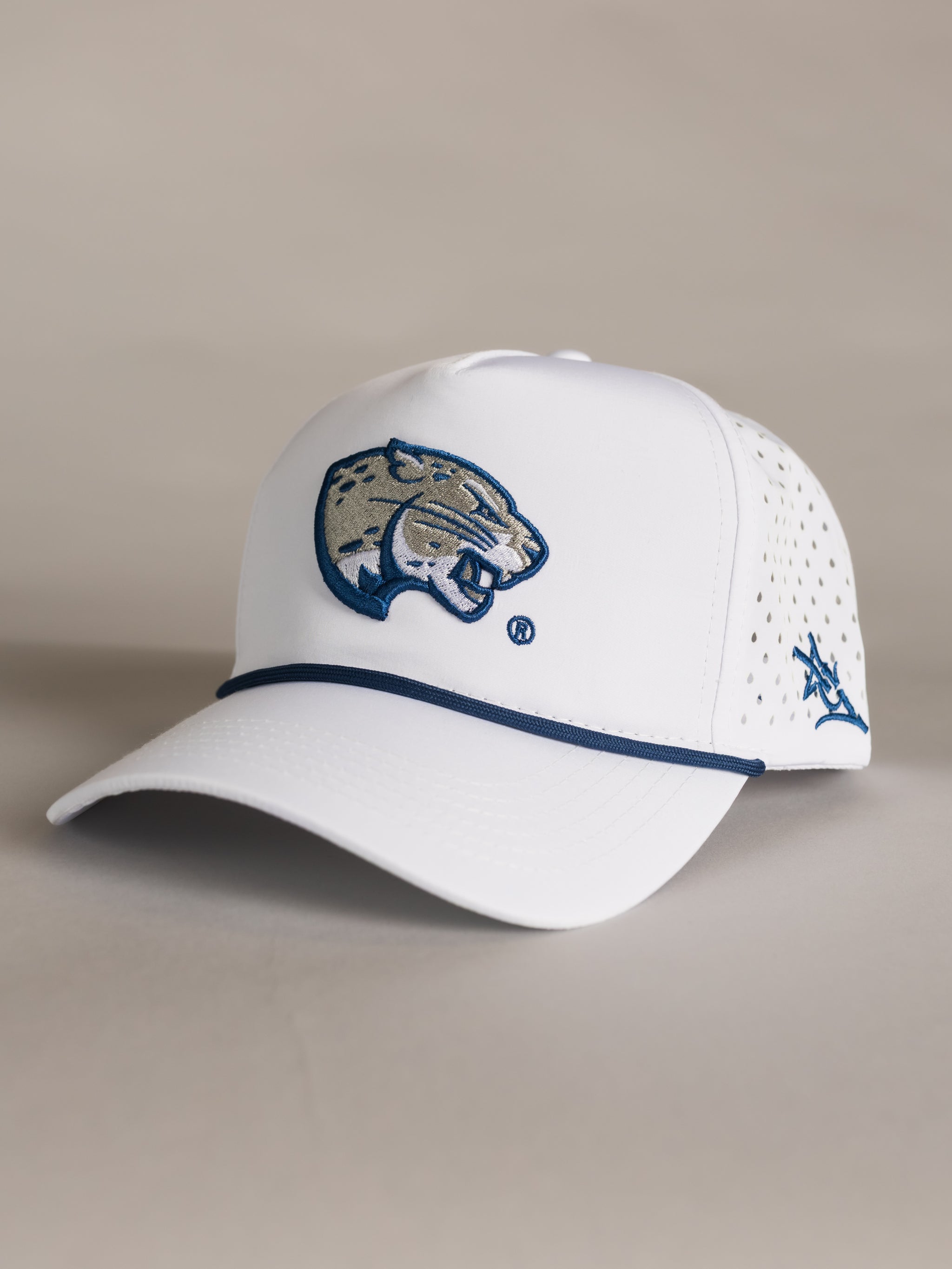Augusta University Unisex | "Jag Head Roped" White Hat