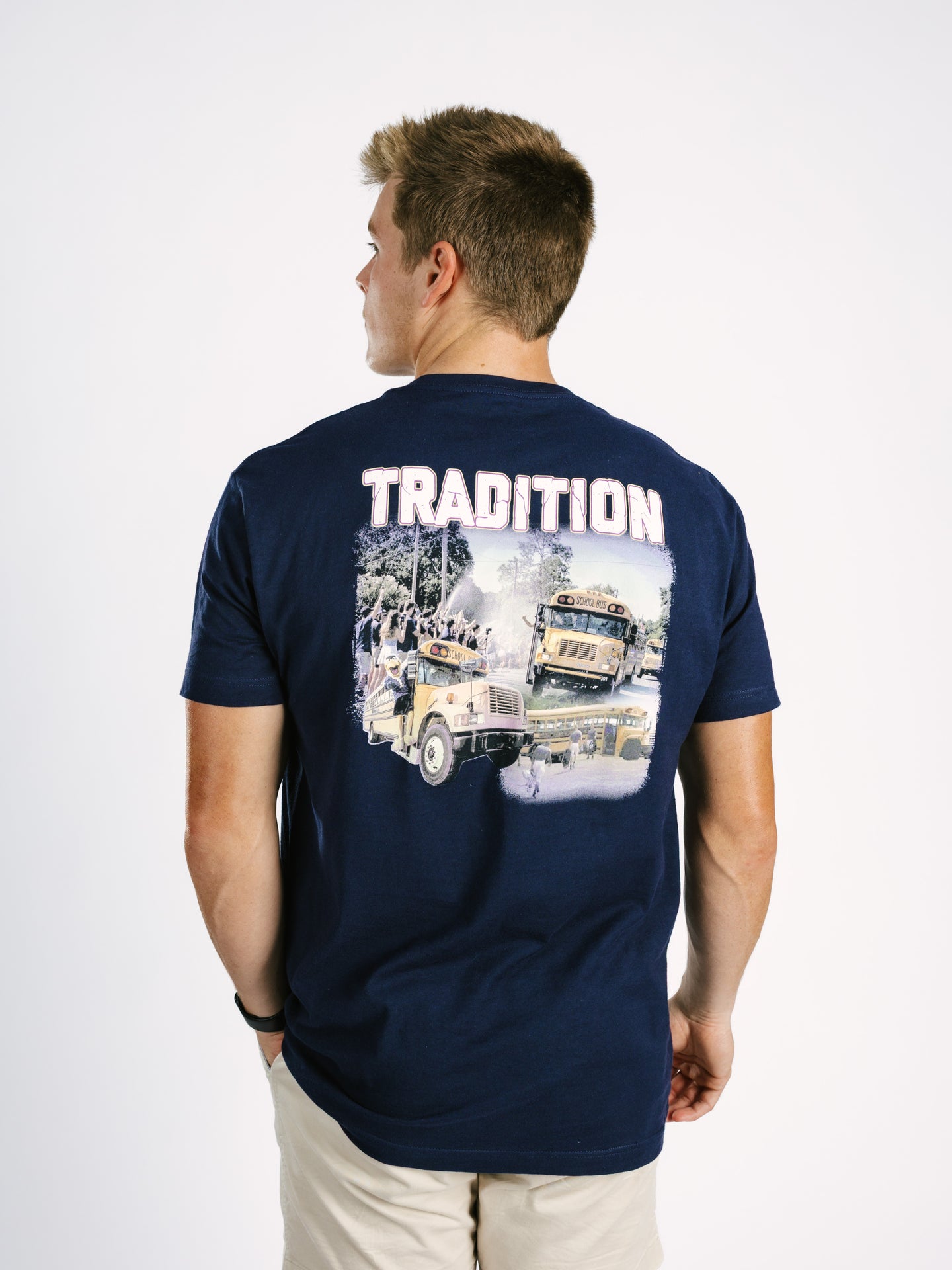 Georgia Southern men's Tradition T-Shirt by Arena Graffiti, featuring team logo and design on soft cotton fabric.