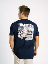 Georgia Southern men's Tradition T-Shirt by Arena Graffiti, featuring team logo and design on soft cotton fabric.