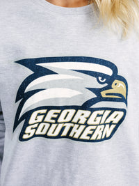 Georgia Southern Unisex | "Eagle Head" Grey Crewneck