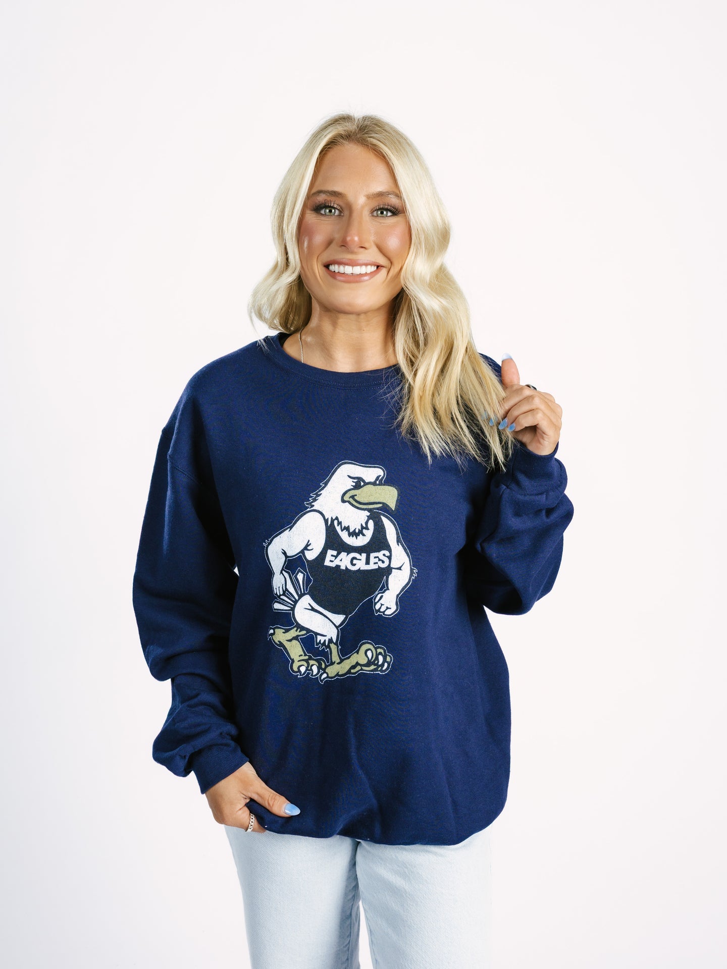 Georgia Southern Women's | "Strutter" Navy Crewneck