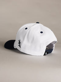 Augusta University Unisex | "Upside Down Augusta" White w/ Navy Bill Hat