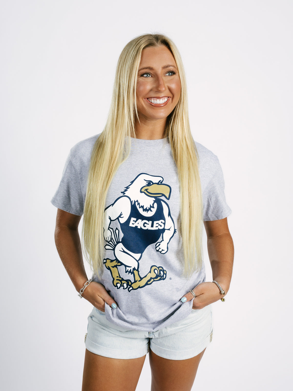 Georgia Southern Unisex | "Strutter" Grey T-Shirt