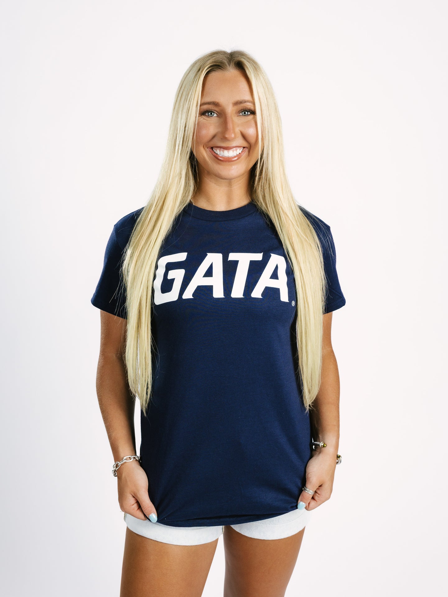 Georgia Southern Women's | "GATA" Navy T-Shirt