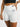 Georgia Southern women's "Eagle" biker shorts by Arena Graffiti, black stretchy athletic shorts with Eagle logo detail.