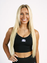 Georgia Southern women's padded active top by Arena Graffiti featuring the Eagle logo and athletic design.