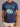 Navy Augusta University men's T-shirt featuring the "Augusta Jag Head" logo, by Arena Graffiti, displayed on a white background.