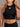 Arena Graffiti Augusta University women's high neck padded active top, athletic wear with a stylish "A" logo and padded design.