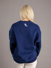 Augusta University men's Walking Jag heavyweight crewneck sweatshirt by Arena Graffiti, featuring university logo and design.