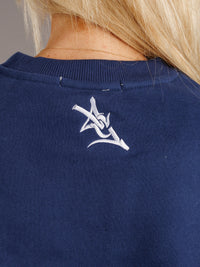 Augusta University men's Walking Jag heavyweight crewneck sweatshirt by Arena Graffiti, featuring university logo and team design.