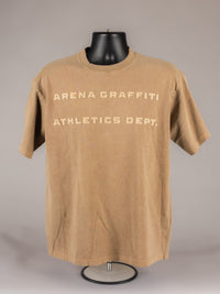 Tan AG ATHLETIC DEPT Boxy Tee