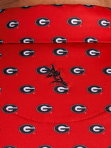 UGA Bulldogs men's "G Repeat" polo shirt by Arena Graffiti, featuring the team logo and athletic fit.