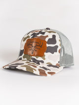 Vintage Camo Brier Creek Buck Head Mesh Hat