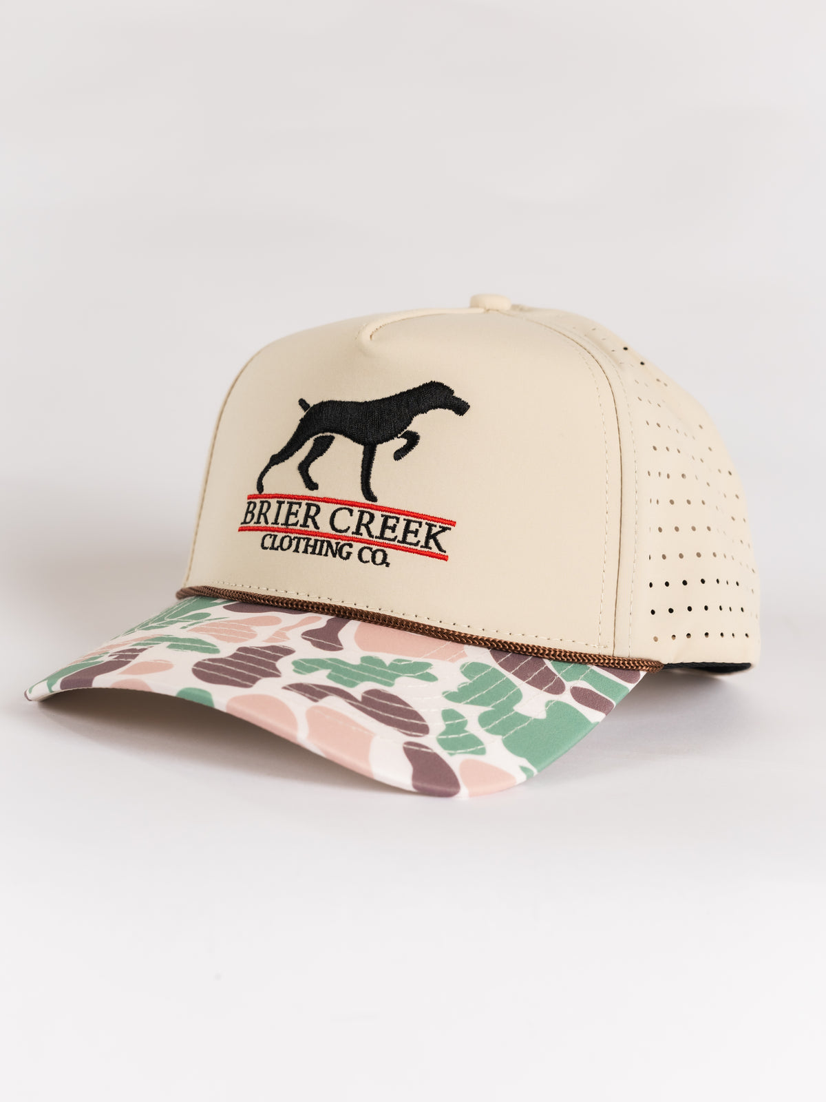 Tan Camo Brier Creek Dog Hat