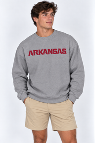 Arkansas Unisex Crewneck |"Arkansas" Grey Crewneck