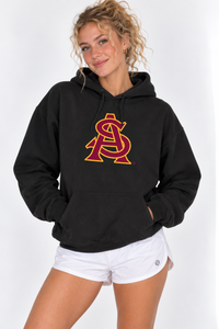 Arizona State Unisex Hoodie |"AS Stack" Black Hoodie