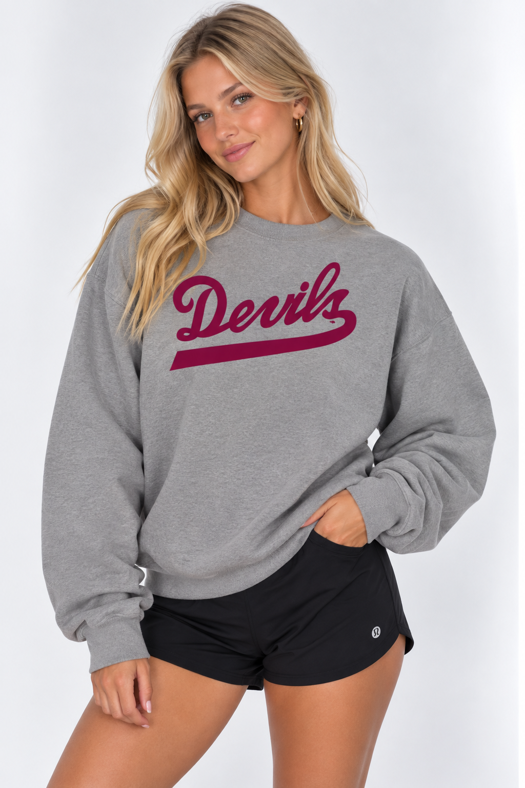 Arizona State Unisex Crewneck |"Devils" Grey Crewneck